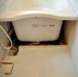 浴槽前面パネル分解