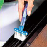 枠部の汚れ落とし