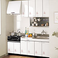 タカラスタンダード ホーロー製・木製「カンタン取替システムキッチン」 